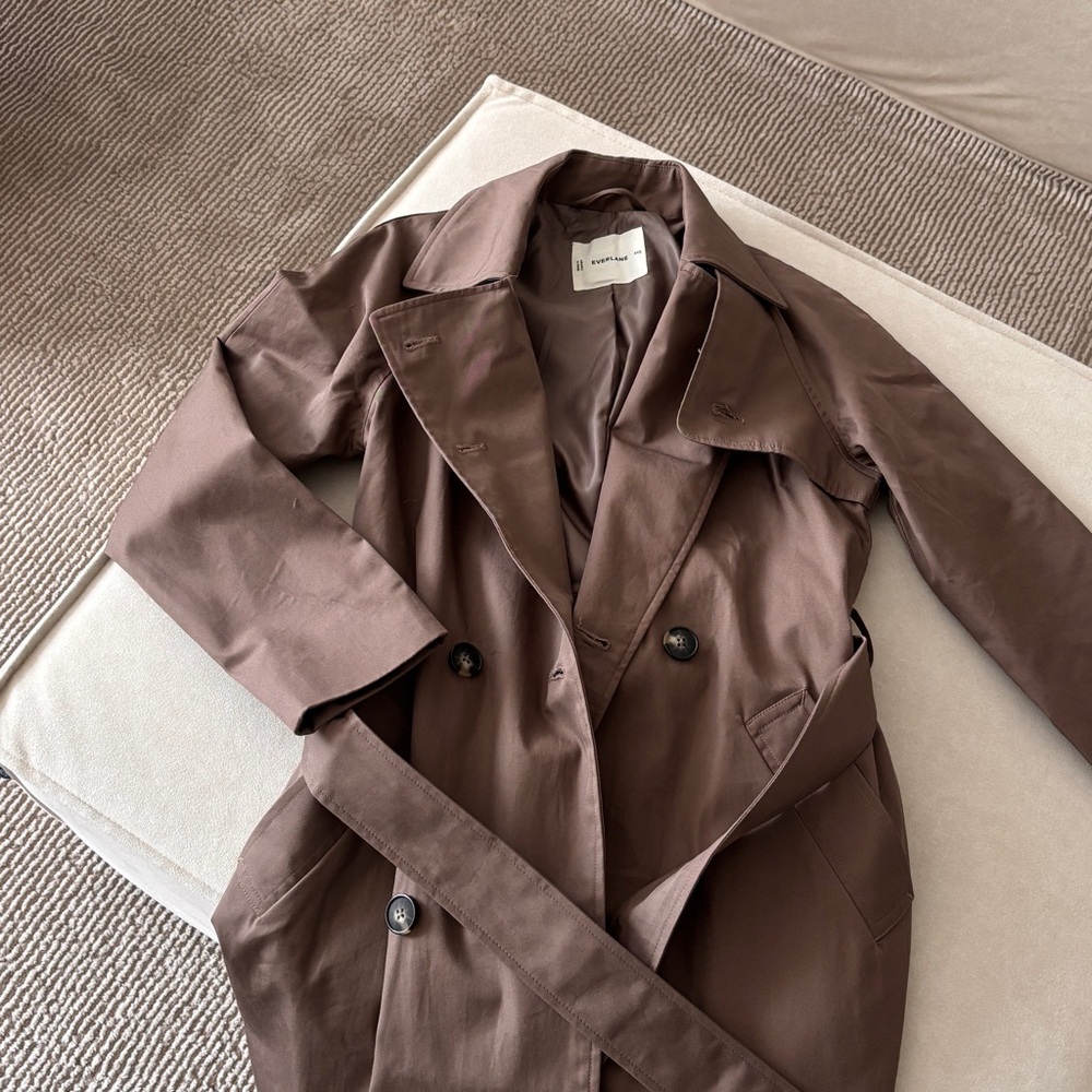 everlane modern trench coat